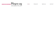 Tablet Screenshot of hegra.ch